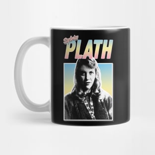 Sylvia Plath Poet Graphic Design Hipster Statement Tee Mug